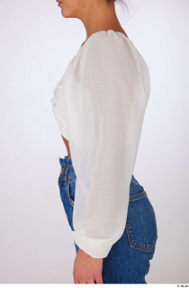 Suleika arm casual dressed sleeve upper body white balloon sleeve…